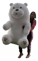 Oso Polar Sentado Escandaloso Peluche Ultrasuave X 1,20 Mt