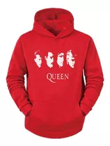 Buzo Canguro Unisex De Queen / Unisex Niños / Diseño Caras