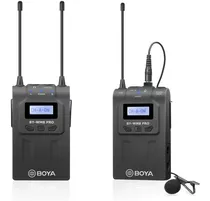 By Wm8 Pro Dual Channels Uhf Wireless Lavalier Micropho...