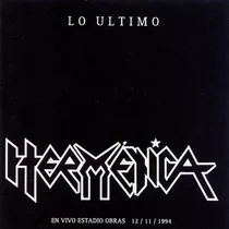 Cd Hermetica - Lo Ultimo En Vivo Estadio Obras 1994 - Dejesu