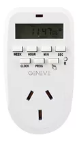 Temporizador Digital Geneve Enchufable Reloj Timer 10 Amp