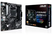 Motherboard Asus Prime A520m-a Ii Csm Amd Ryzen 5ta Gen M.2 Color Negro