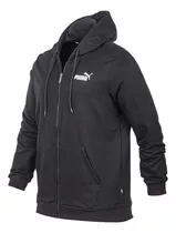 Campera Con Capucha Puma Essentials Negra Solo Deportes