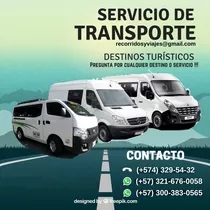 Transporte Vans / Aeropuerto / Fincas / Paseos / Dias De Sol