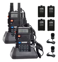 Handy Baofeng Uv5r 8w Kit X 2 Walkie Talkie Bibanda + Extras