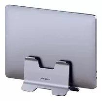 Suporte Vertical Aluminio Hagibis P/ Notebook Macbook iPad Cor Cinza