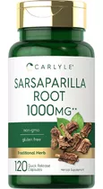 Raíz De Zarzaparrilla 1000 Mg Carlyle 120 Capsulas