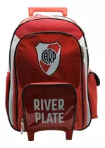 Mochila Carro River 18 PuLG Cresko - Sharif Express Color Rojo Diseño De La Tela Liso