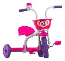 Triciclo Velotrol Infantil Ultra Bikes Branco - Rosa Único