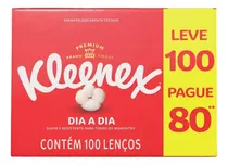 Lenço De Papel Kleenex Descartável Toalha Folha Dupla 100un