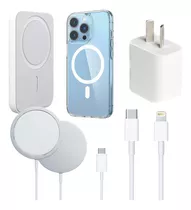 Adaptador 20w + Batería + Funda+ Magsafe +usb C Para iPhone 