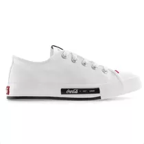 Tenis Feminino Star Casual Sapatenis Branco Cocacola Daytona