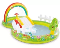 Piscina Infantil Escorregador Playground Meu Jardim 450 L