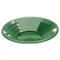 Plato Batea Oro Gold Pans Panning Gambusino Verde 14 Pulgada