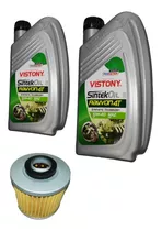 2 Aceites 10w40 Semi Sintético Mas Filtro Keeway Dorado 250