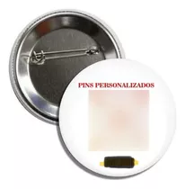 Pins Prendedor Personalizados 25 Mm Alfiler X 80 Oferta