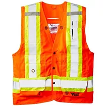 Chaleco De Seguridad Surveyor Hivis Configuración U, C...