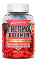 Suplemento Bodyaction  Thermo Abdomen Cafeína 240mg Em Pote 60 Comprimidos