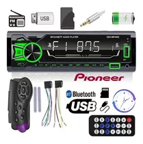 Reproductor Pioneer Carro Bluetooth Mp3 Usb Auxiliar Radio