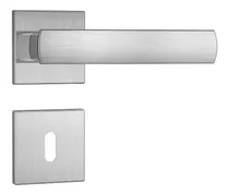 Fechadura Roseta Quadrada Inox Escovado 813/35 Interna Stam