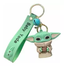 Chaveiro 3d Baby Yoda Silicone Star Wars Games Filmes