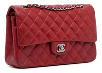 Bolso De Hombro Chanel De Segunda Pre Double Flap Media