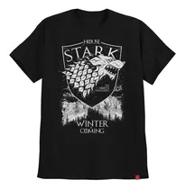 Camiseta Game Of Thrones Casa Stark Winter Is Coming North