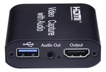 Capturadora De Video Usb 3.0 Hdmi Capture Con Audio Y Mic 4k