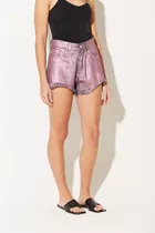 Short Denim Moda Shine Malta - Berry - Koxis Mujer