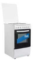 Cocina Tem Tyeo 04ehp 5060 W Romi Eléctrica 4 Hornallas  Blanca 220v - 240v Puerta Con Visor