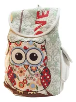 Mochila Todoterreno Escolar Resistente Lechuza Búho