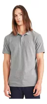 Polera Hombre Polo Rib Collar Slim Fit Plomo Dockers