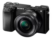 Camara Digital Mirrorless Sony Alpha A6100 4k Wifi Sel1650 Color Negro