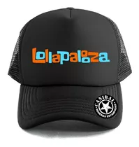 Gorras Trucker Lollapalooza Remeras Estampadas Canibal