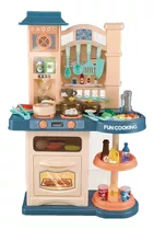 Super Cozinha Infantil Diversas Funções Luz Som Vapor 76cm Cor Colorido