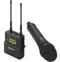 Microfone De Mão Cardióide Sem Fio Sony Uwp-d22 Para Câmeras