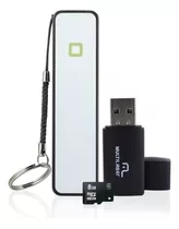 Kit Power Bank + Pendrive + Cartão De Memória 8gb Multilaser