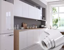 Adesivo Contact Branco 5m×1m Móveis Eletrodomésticos Parede