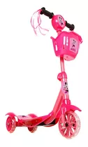Brinquedo Patinete Infantil Minnie Rosa 3 Rodas Luz E Som Cor Rosa-chiclete Minnie Mouse