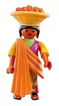 Playmobil Serie 5 Nena Hindu Canasta Con Frutas Coya