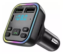 Transmisor Bluetooth Fm Led 2 Usb G38 Auto