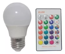 Bombilla Inteligente Cambian Color Recargable Control Remoto