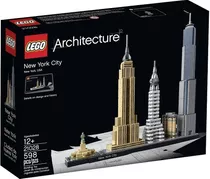 Lego Architecture New York City 21028 - 598 Peças Em Caixa