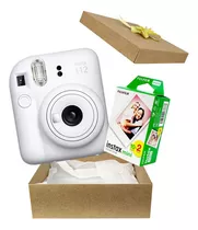 La Minicámara Instax Revela Una Foto Con Un Kit De Regalo Fuj De 20 Películas, Color Blanco