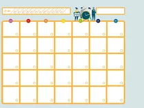 Planner Mensal Profissional Permanente Gigante 80 X 60cm