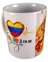 Souvenir Pocillo Mug 11 Oz - Colombia En Mi Corazón