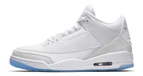 Zapatillas Jordan 3 Retro Pure White (2018) 136064-111   