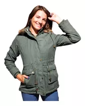 Campera Parka Mujer Gabardina Importada Premium 