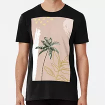 Remera Floral Palm Trees Algodon Premium