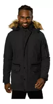 Campera Parka Hombre Con Corderito Piel Frio